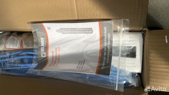 Погружной скважинный электронасос для чистой воды