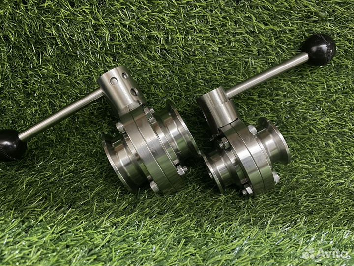 Кран бабочка 1.5 дюйма и 2 дюйма