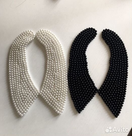 Воротнички из бусин