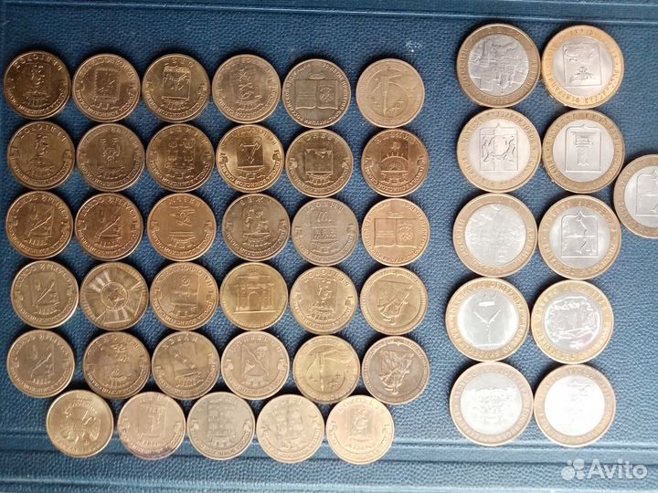 Биметаллические монеты Россия фунт браки гвс