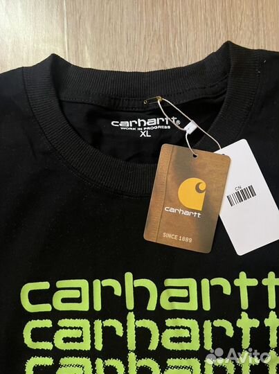 Футболка новая черная Carhartt