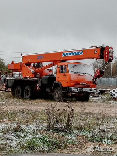 Аренда и услуги автокрана, 25 т, 24 м