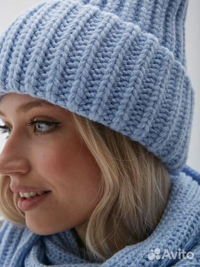 Комплект шапка и шарф
