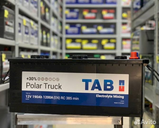 Аккумулятор грузовой TAB polar truck 190 Ач