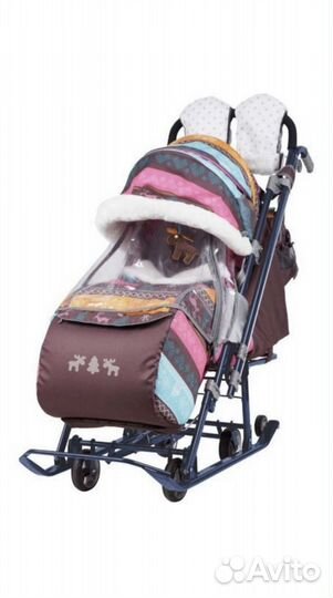 Санки-коляска детские Ника
