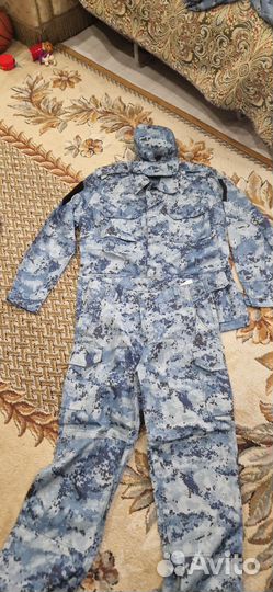 Костюм мох синий +ввз
