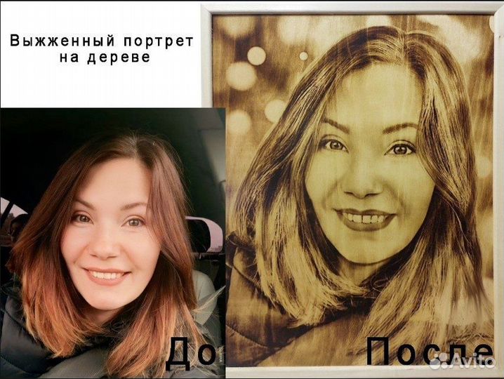 Портрет по фото. Интерьерные Картины на заказ