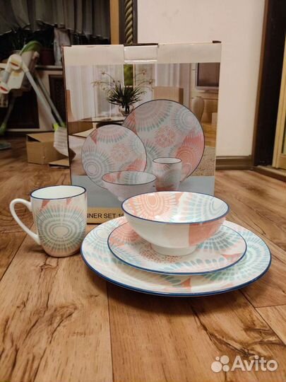 Набор столовой посуды Top Art Studio Эстель на 4 ч