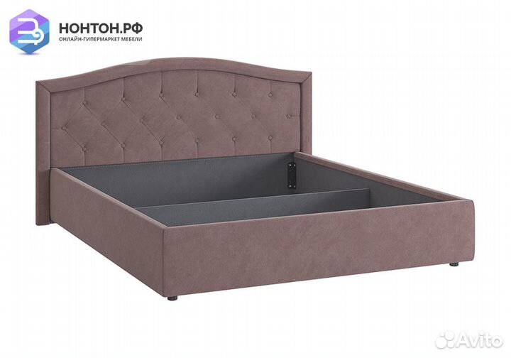 Кровать Верона 2 1.6 м светло-коричневая