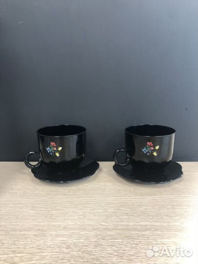 К.1161 Чайные чашки с блюдцами