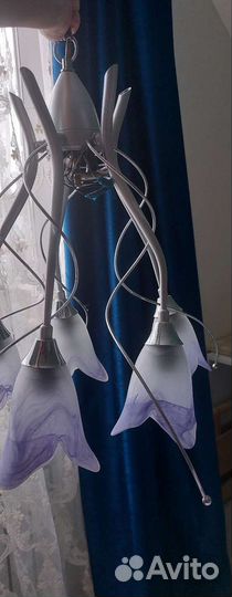 Люстра потолочная бу