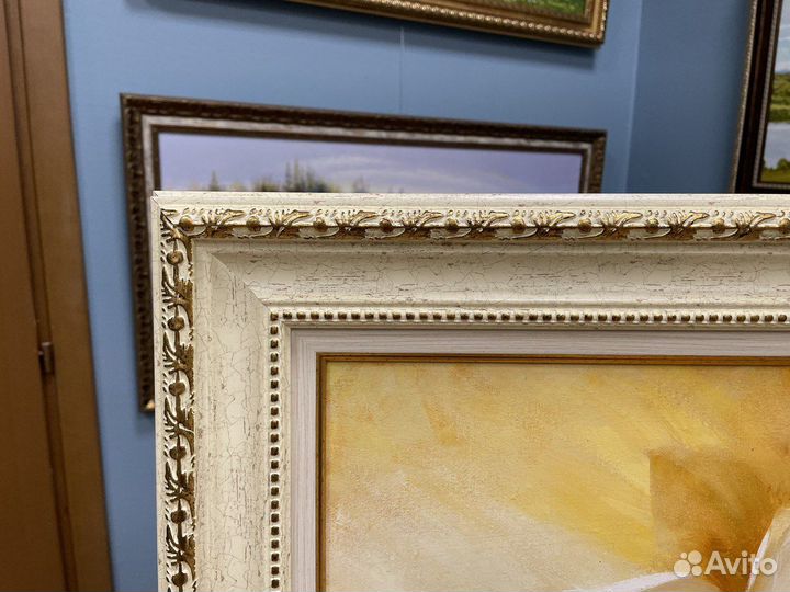 Картина маслом, цветы 