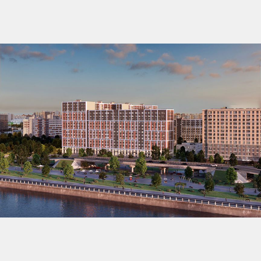 1-к. апартаменты, 39,7 м², 8/17 эт.