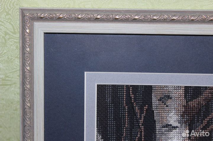 Картина вышитая крестом 