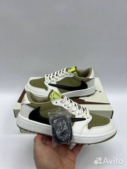 Кроссовки Nike Air Jordan 1 Low Travis Scott Golf