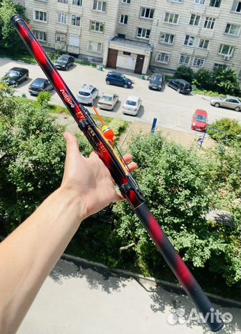 Удочка готовая 5,4м карбон новая