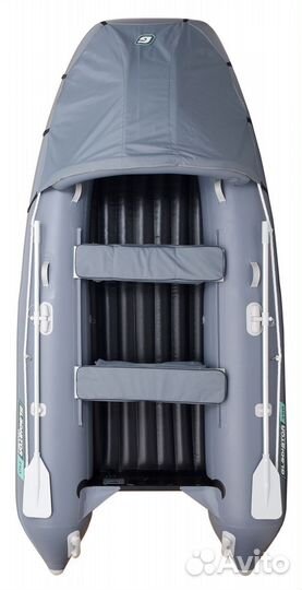 Лодка Gladiator (Гладиатор) E350PRO темно-серый