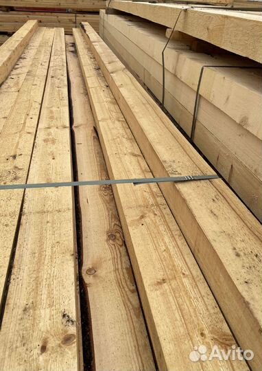 Доска обрезная 40х100х6000