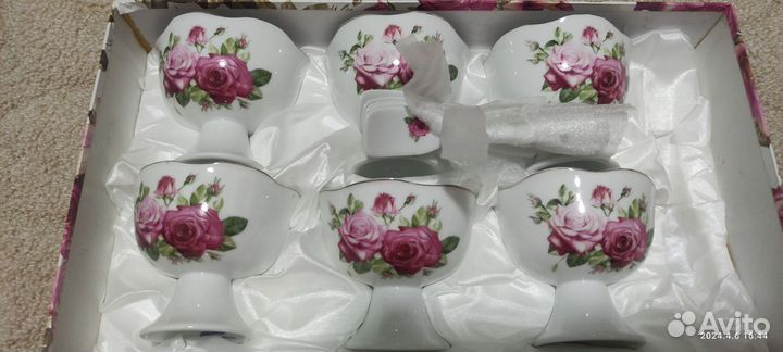 Вазочки под фрукты, мороженое