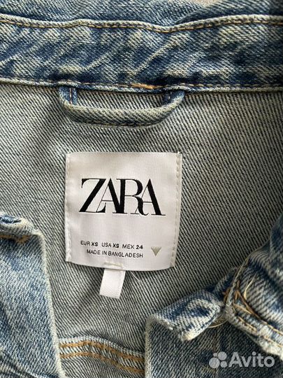 Джинсовая куртка zara