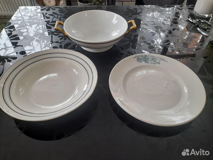 Фарфоровая посуда середины 20-го века