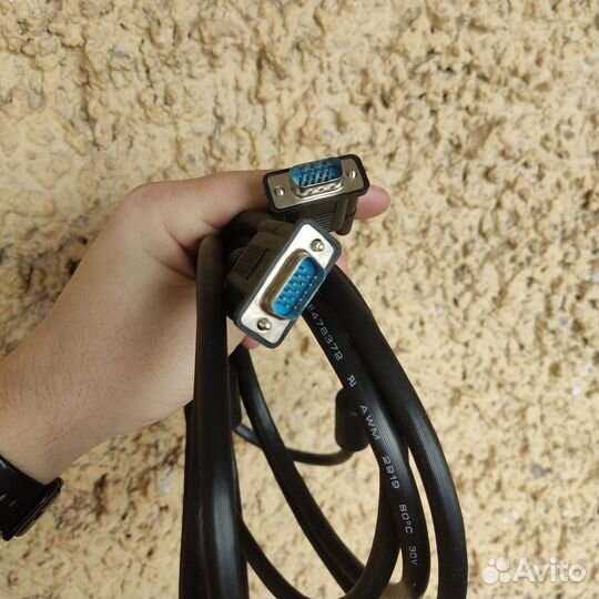 Кабель VGA новые 1.5-3метра толстые
