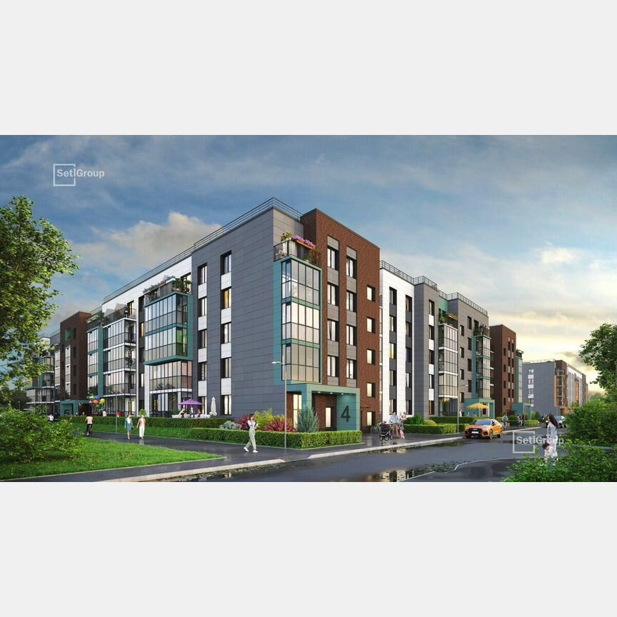 1-к. квартира, 37,8 м², 3/5 эт.