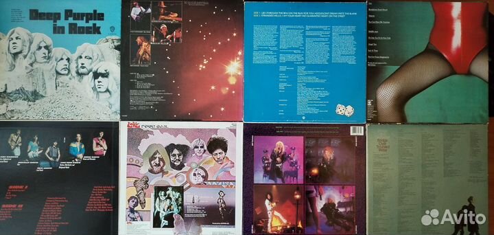 Виниловые пластинки рок исполнителей. Оригиналы