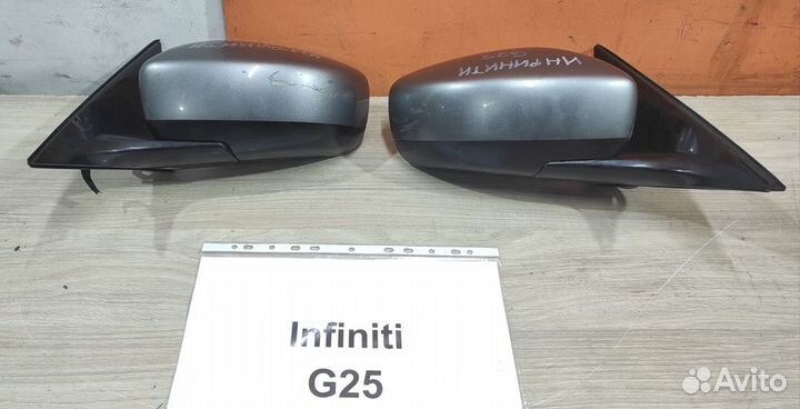 Зеркало 11 пин. Infiniti G25, седан, 2012г