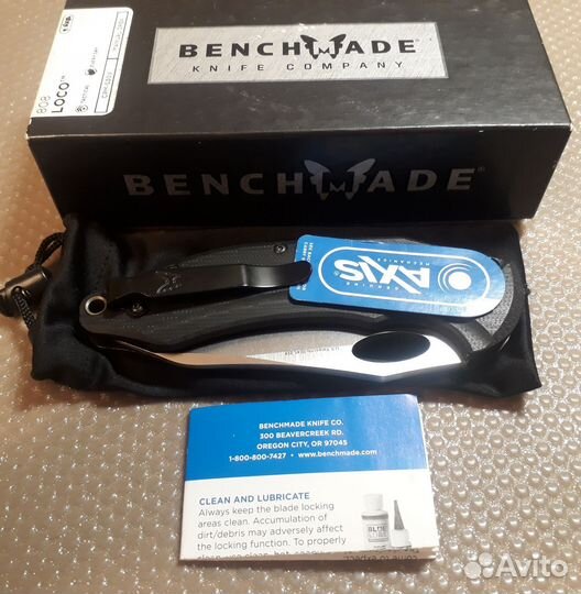 Нож Benchmade loco 808 Black Class