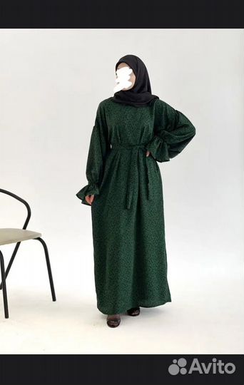 Платье длинное мусульманское