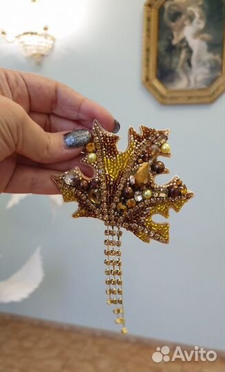 Брошь ручной работы