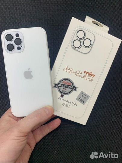 Чехол стекло Magsafe iPhone 12 Pro