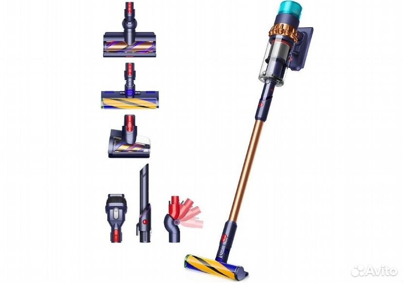 Вертикальный пылесос Dyson Gen5 Prussian Blue