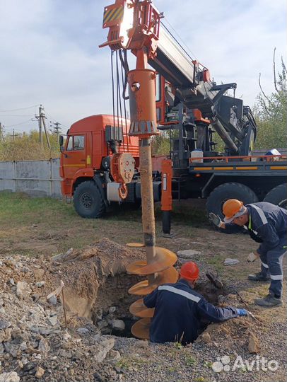 Аренда ямобура с вибропогружателем в Арзамасе