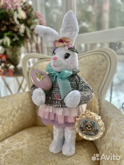 Кролик пасхальный заяц интерьерный