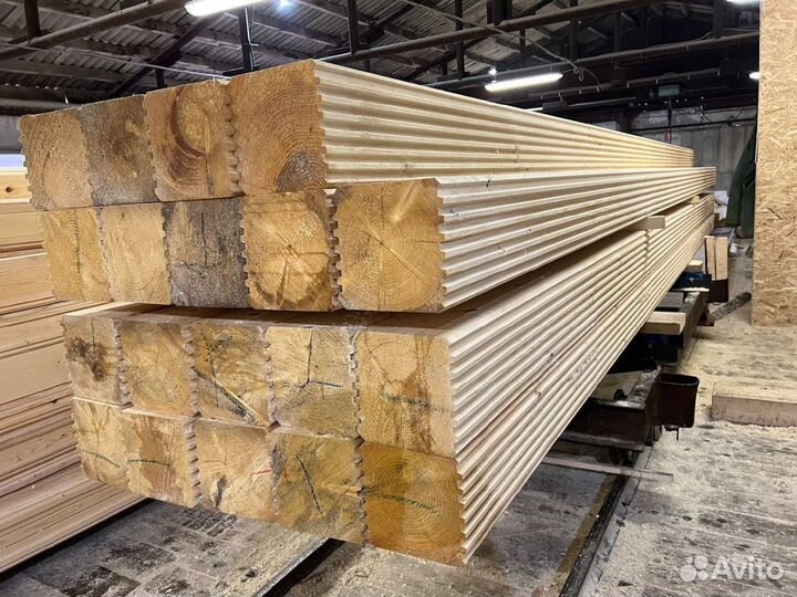 Брус профилированный сорт 1 2 (ев) 200х200х6000