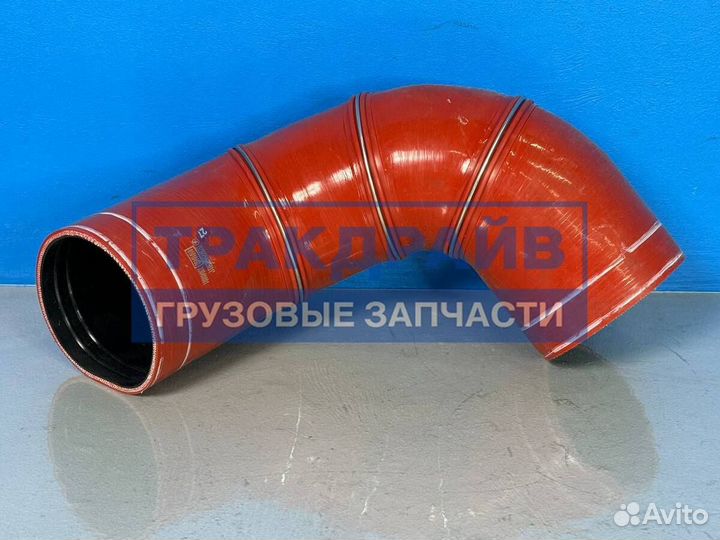 Патрубок интеркулера выпускной для shacman X6000 левый