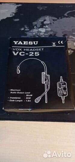 Микрофон yaesu VC-25 (SSM-63A) с функцией VOX