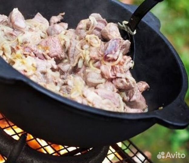 Казан чугунный узбекский 8 литров Наманган