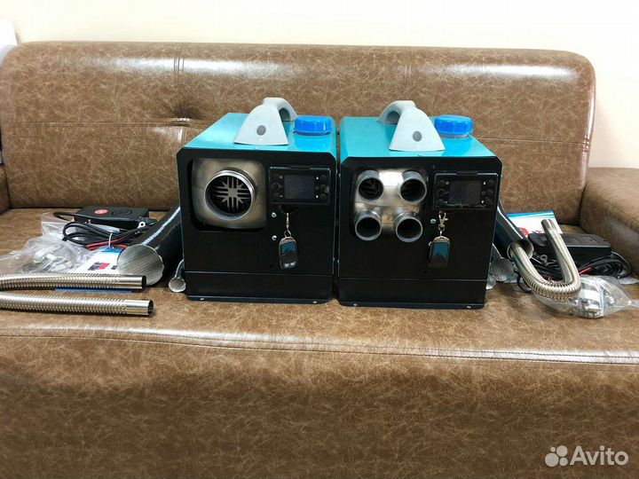 Автономный отопитель сухой фен 12/24/220 блютуз