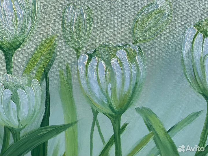 Картина Нежные цветы 60*70см