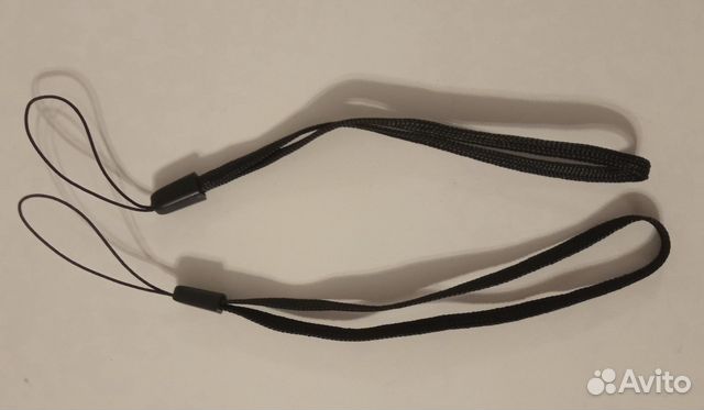 Шнурок на запястье для техники черный. Длина 15см