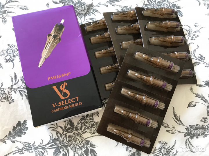 Картриджи для татуажа EZ V-Select, иглы 1RL