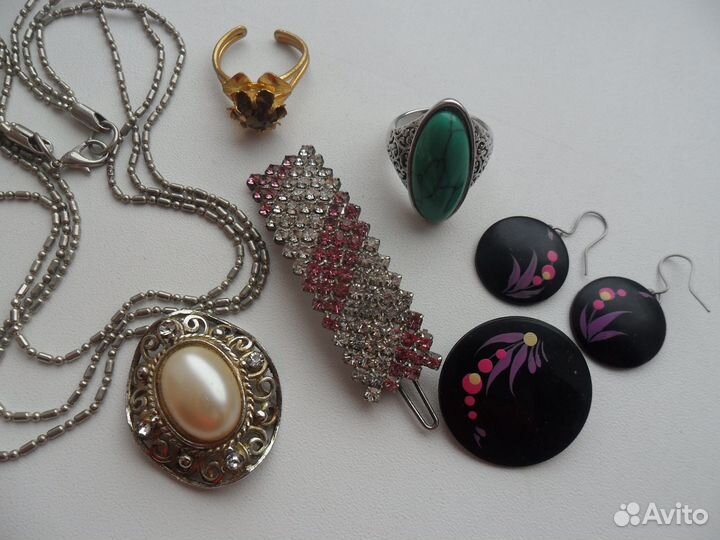 Серьги,клипсы СССР, Чехословакия. Ретро, винтаж