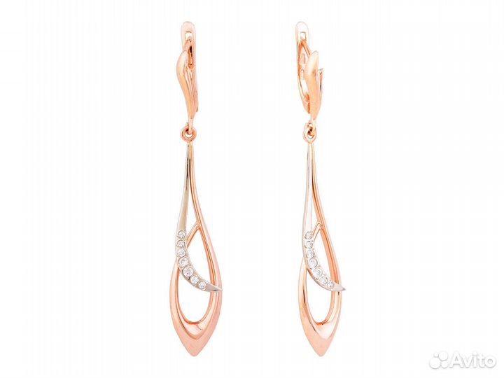 Серьги золотые