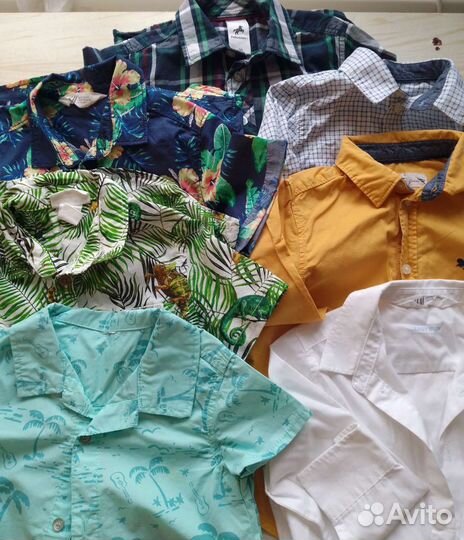 Рубашки на мальчика 98-104