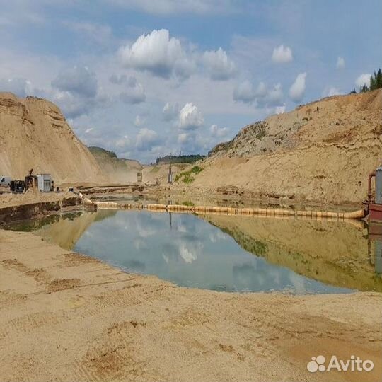 Песок мытый и песок с карьера напрямую