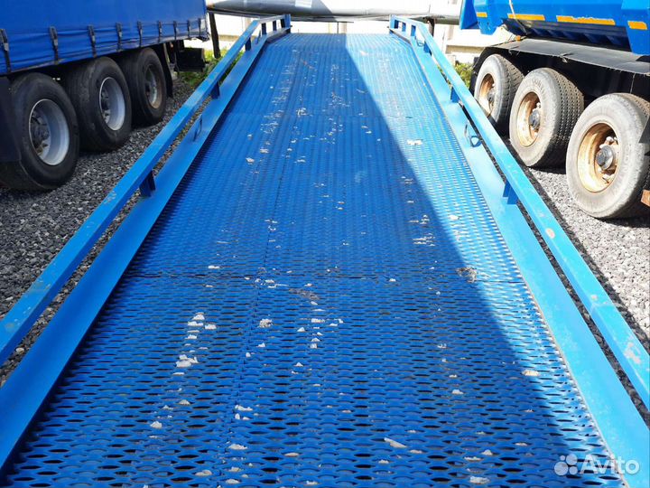 Мобильная Рампа Передвижная Эстакада Разгрузочная