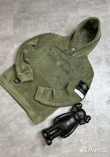 Худи Stone Island барашка на флисе